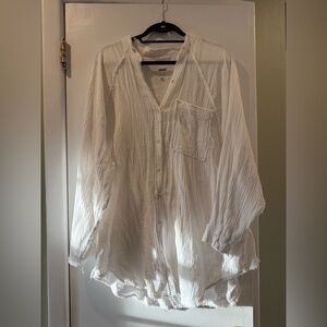 Aerie White Button Down Shirt